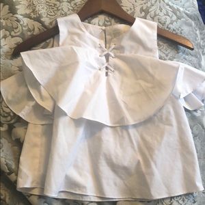 Girls Zara Ruffle Top